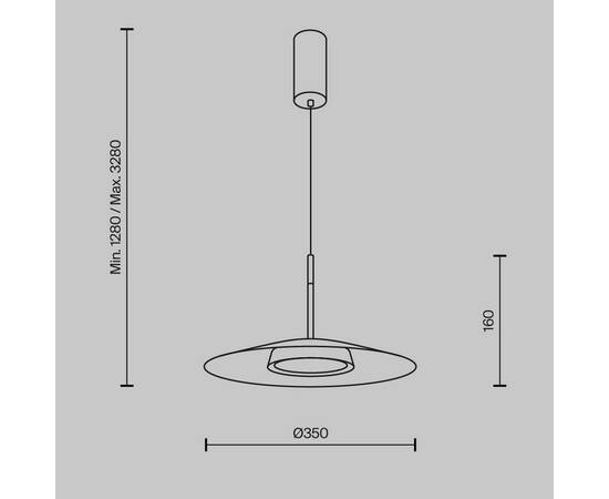 Подвесной светодиодный светильник Maytoni El MOD041PL-L15B3K1, изображение 6
