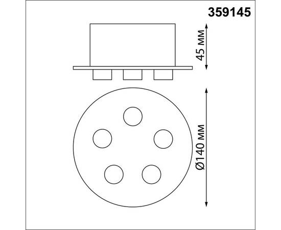 База для гибкого неона Novotech Konst Ramo для накладного монтажа 359145, изображение 4