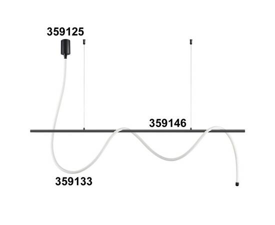 База-подвес для гибкого неона Novotech Konst Ramo 359146, изображение 4