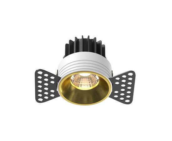 Встраиваемый светодиодный светильник Maytoni Round DL058-7W3K-TRS-BS