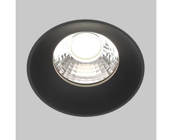 Встраиваемый светодиодный светильник Maytoni Round DL058-12W4K-TRS-B, изображение 2