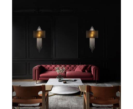 Настенный светильник Loft IT Elegio 10107 Silver black, изображение 5