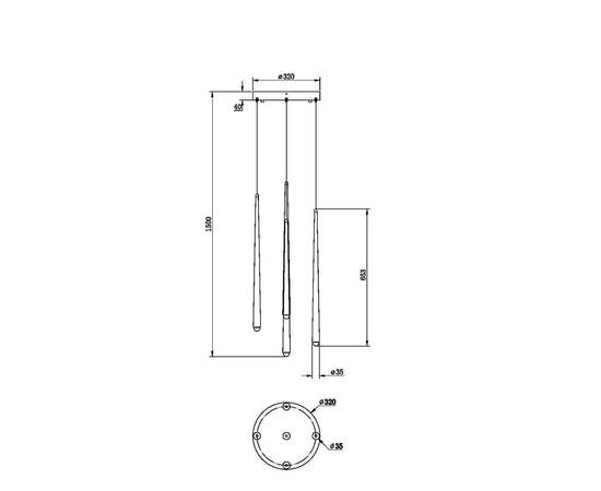 Подвесной светодиодный светильник Maytoni Cascade MOD132PL-L30BSK, изображение 4