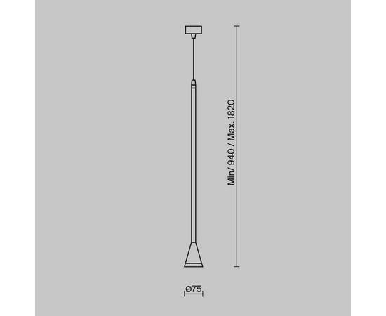 Подвесной светильник Maytoni Technical Arrow P064PL-01W-1, изображение 4