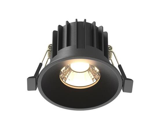 Встраиваемый светодиодный светильник Maytoni Round DL058-12W3K-B