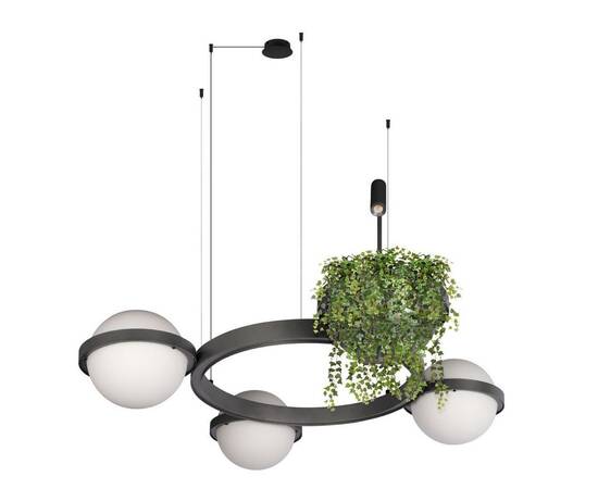 Подвесной светодиодный светильник Loft IT Jardin 10121/3 Dark grey, изображение 3