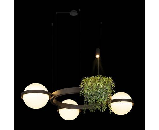 Подвесной светодиодный светильник Loft IT Jardin 10121/3 Dark grey, изображение 4