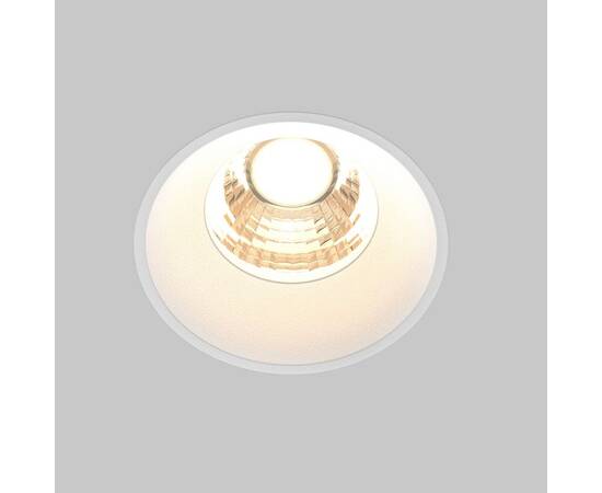 Встраиваемый светодиодный светильник Maytoni Round DL058-7W3K-TRS-W, изображение 2