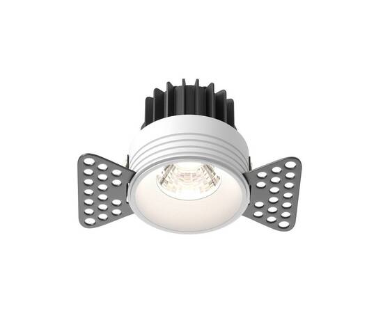 Встраиваемый светодиодный светильник Maytoni Round DL058-7W4K-TRS-W