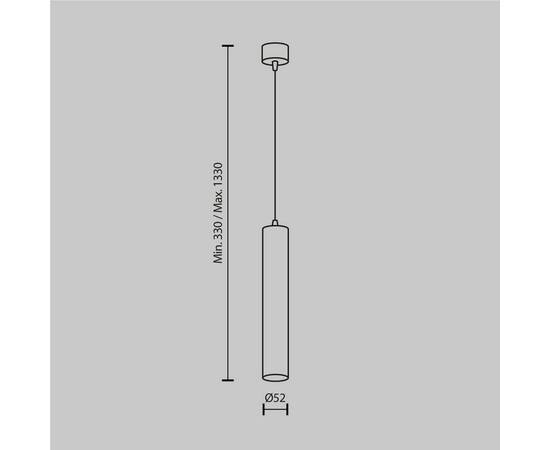 Подвесной светодиодный светильник Maytoni Focus LED P072PL-L12W4K-BS, изображение 4