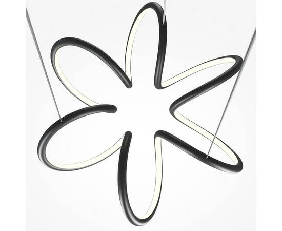 Подвесной светодиодный светильник Maytoni Curve MOD241PL-L60BK, изображение 2
