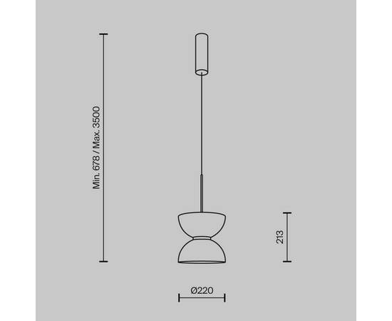 Подвесной светодиодный светильник Maytoni Kyoto MOD178PL-L11W3K, изображение 6
