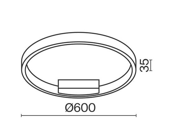 Потолочный светодиодный светильник Maytoni Rim MOD058CL-L35WK, изображение 5