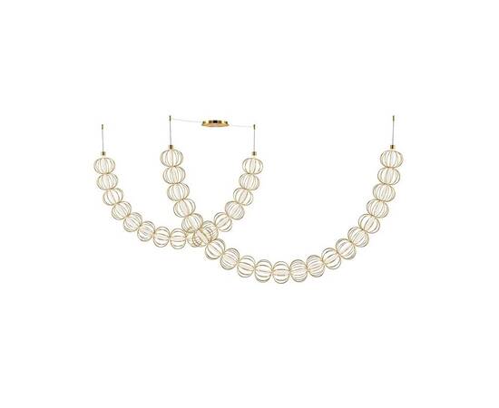 Подвесной светодиодный светильник Maytoni Golden Cage MOD216PL-L55G3K