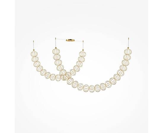 Подвесной светодиодный светильник Maytoni Golden Cage MOD216PL-L55G3K, изображение 2