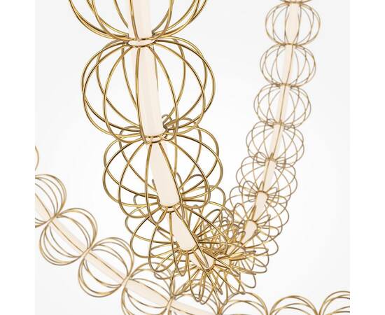 Подвесной светодиодный светильник Maytoni Golden Cage MOD216PL-L55G3K, изображение 3