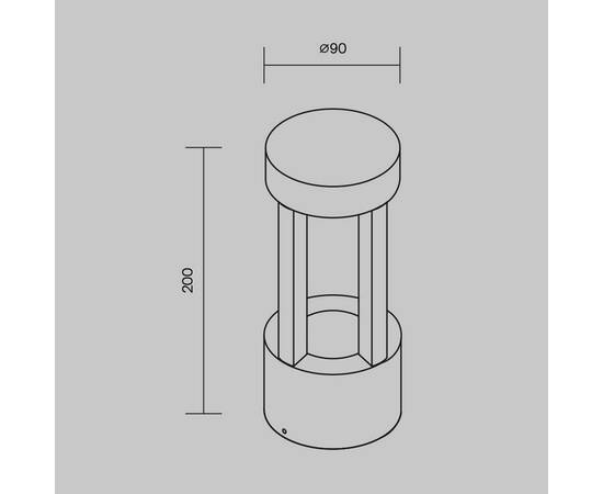 Уличный настенный светодиодный светильник Maytoni Vint O458WL-L9GF3K, изображение 2
