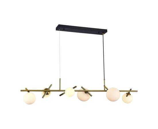 Подвесная люстра iLamp Golden 2134-6L BR+MBK