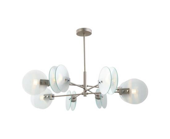 Подвесная люстра iLamp Panorama 15598-8 SN+CL