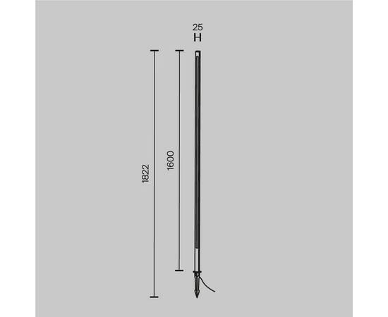 Уличный светодиодный светильник Maytoni Pole O440FL-L24GF3K, изображение 3