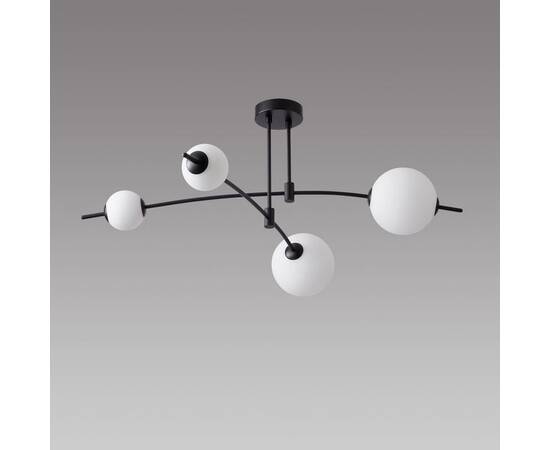 Подвесная светодиодная люстра iLedex Epical 6827-4 BK+WH, изображение 2