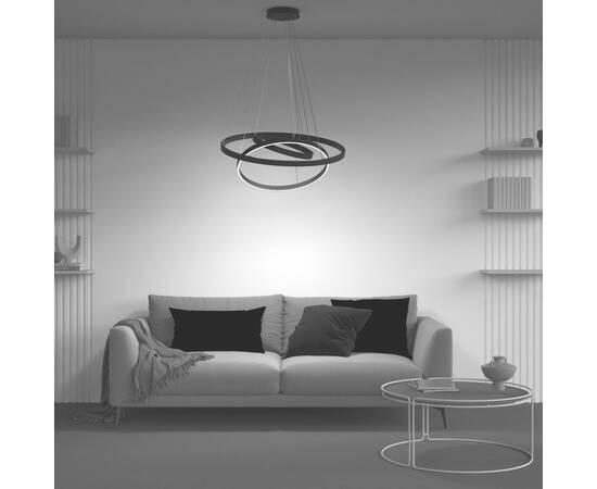 Подвесной светодиодный светильник Maytoni Rim MOD058PL-L100BK, изображение 6