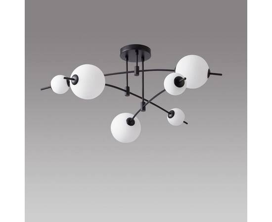 Подвесная светодиодная люстра iLedex Epical 6827-6 BK+WH