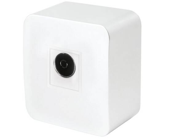 Розетка телевизионная TV Stekker София белый MST00-10-01 49299