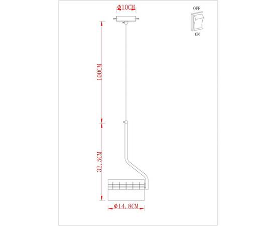 Подвесной светодиодный светильник Arte Lamp Mosaic A2094SP-1GO, изображение 2