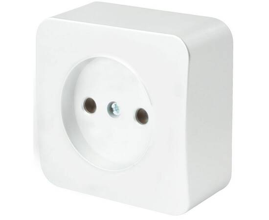 Розетка 2P Stekker София белый MST10-11-01 49301