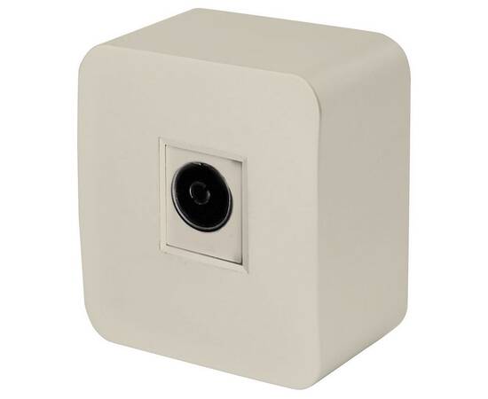 Розетка телевизионная TV Stekker София слоновая кость MST00-10-04 49480