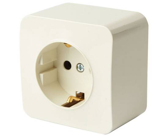 Розетка 2P+PE Stekker София слоновая кость MST16-11-04 49493