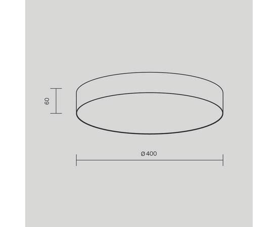 Потолочный светодиодный светильник Maytoni Technical Zon C032CL-45W3K-RD-W, изображение 2