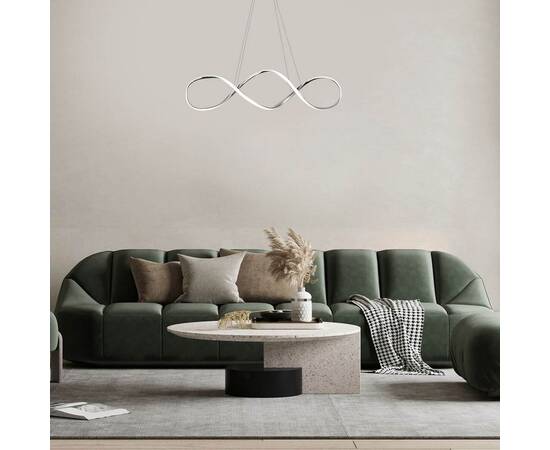 Подвесной светодиодный светильник Escada Knot 10236/1LED Chrome, изображение 2