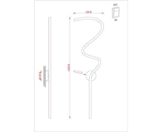 Бра Arte Lamp Noemi A2099AP-24GO, изображение 2