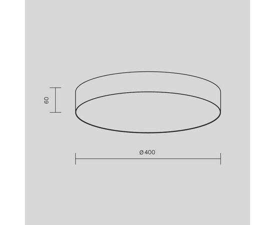 Потолочный светодиодный светильник Maytoni Technical Zon C032CL-45W4K-RD-W, изображение 2