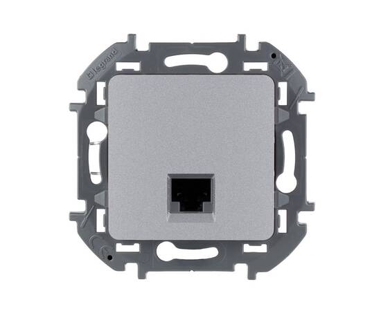 Информационная розетка RJ 45 - категория 5e - UTP - INSPIRIA - алюминий