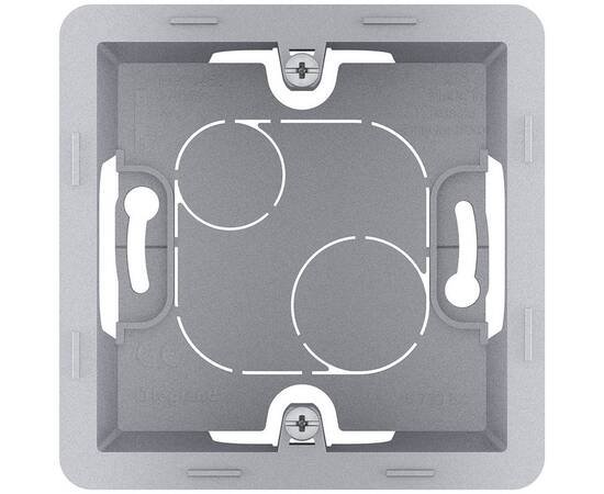 Коробка накладного монтажа - 1 пост - INSPIRIA - алюминий