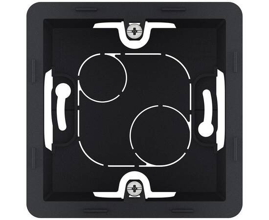 Коробка накладного монтажа - 1 пост - INSPIRIA - антрацит