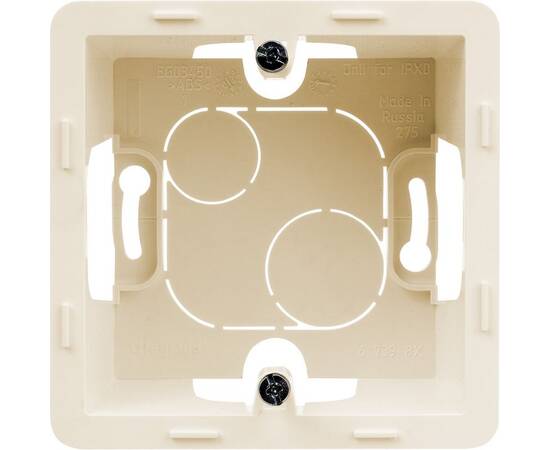 Коробка накладного монтажа - 1 пост - INSPIRIA - слоновая кость