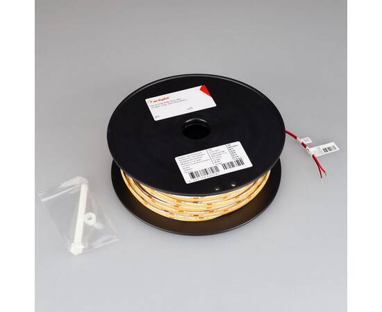 Светодиодная лента Arlight 10W/m 480LED/m CSP теплый белый 50М COB-X480-8mm 48V Warm2700 043261, изображение 3