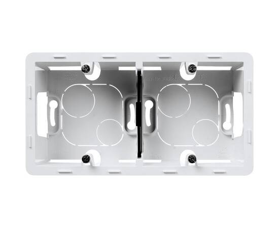 Коробка накладного монтажа - 2 поста - INSPIRIA - белый