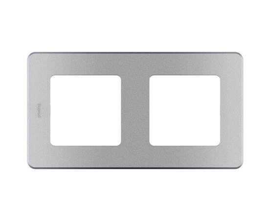 Рамка - 2 поста - INSPIRIA - алюминий
