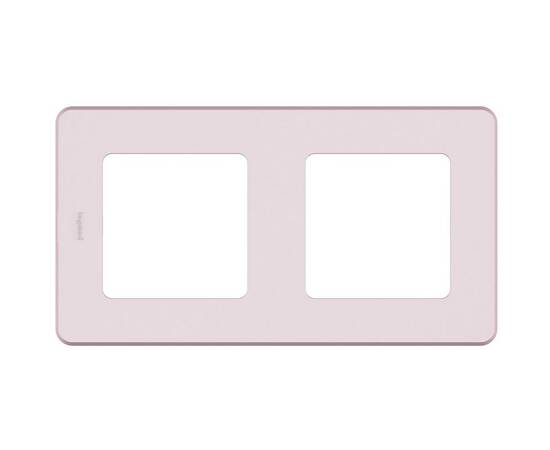Рамка - 2 поста - INSPIRIA - розовый