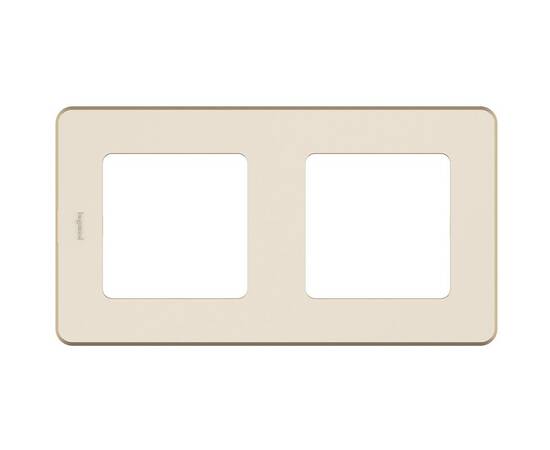 Рамка - 2 поста - INSPIRIA - слоновая кость