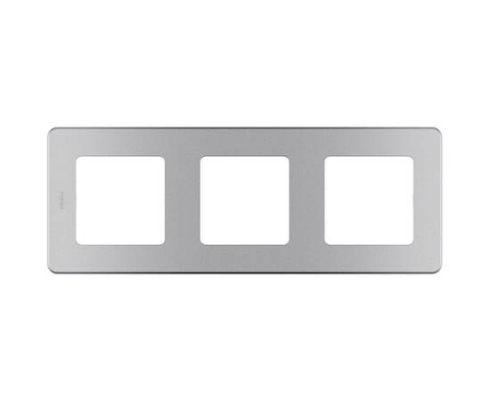 Рамка - 3 поста - INSPIRIA - алюминий