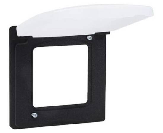 Рамка с защитной крышкой IP 44 - INSPIRIA - антрацит