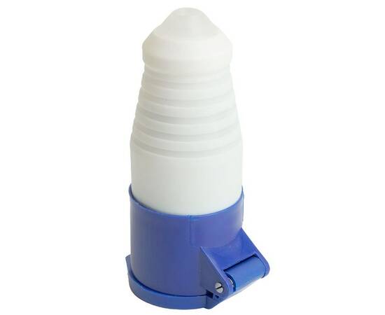 Розетка переносная 2P+PE Stekker с крышкой синий RST16-213-44 49438, изображение 3