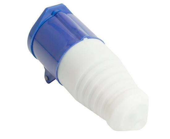 Розетка переносная 2P+PE Stekker с крышкой синий RST16-213-44 49438, изображение 5