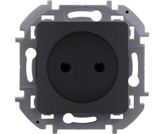 Розетка 2К - 16 А - 250 В~ - INSPIRIA - антрацит